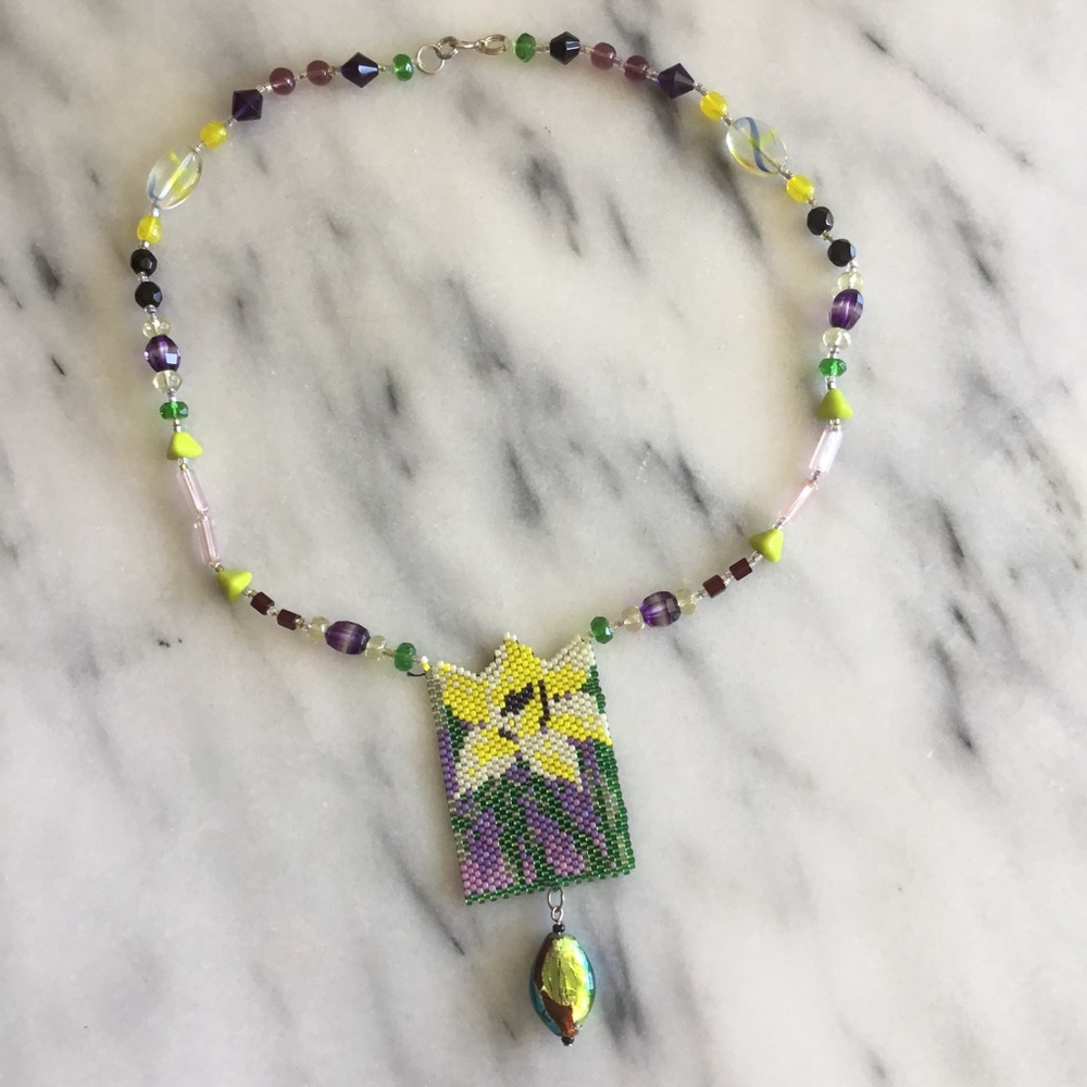 Beautiful Flowers of Spring Necklace